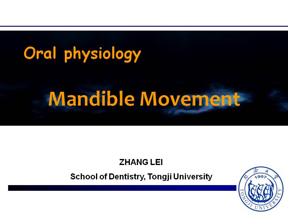 Mandible movement