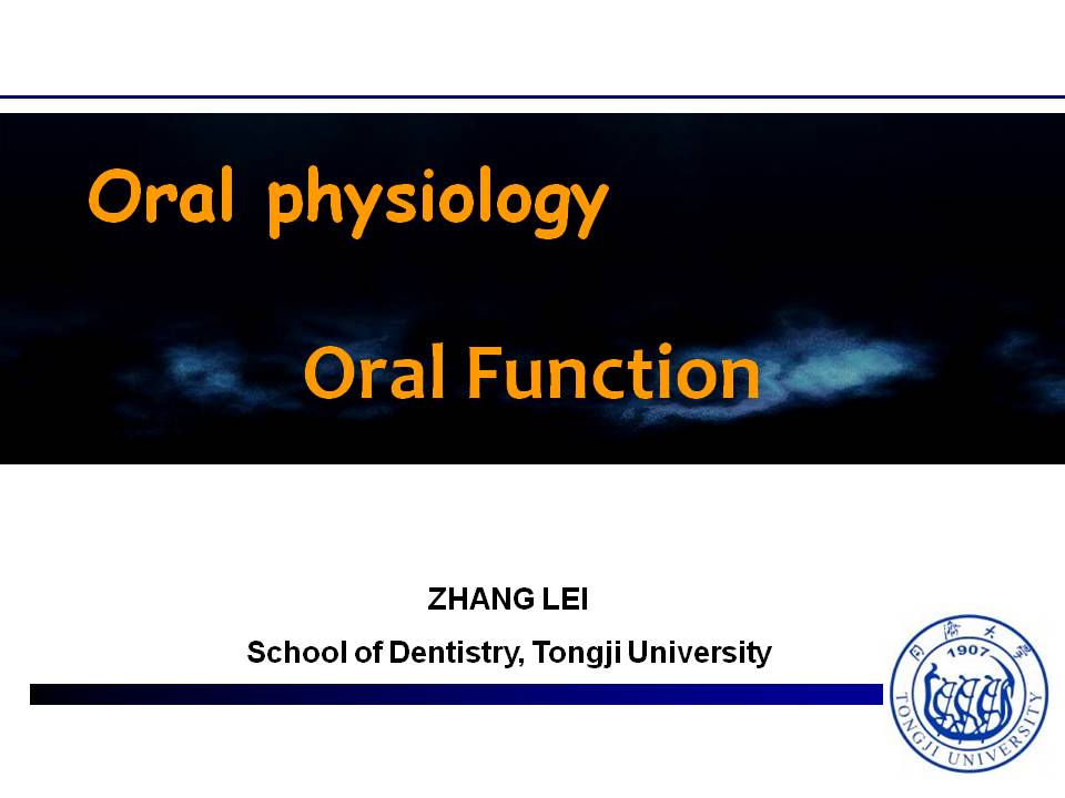 Oral function